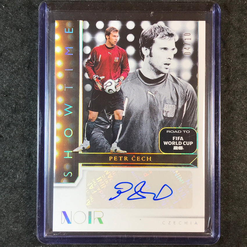2025-26 Noir Road to FIFA World Cup PETR CECH Showtime Signatures Auto Gold 4/10