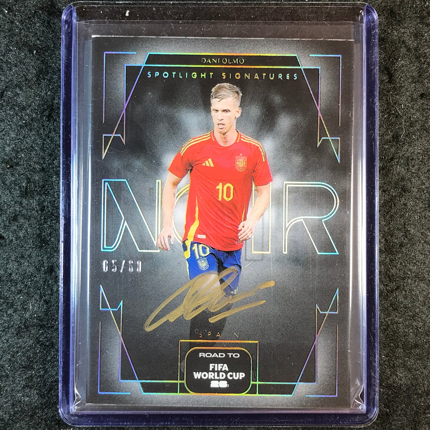 2025-26 Noir Road to FIFA World Cup DANI OLMO Spotlight Signatures Auto 5/60