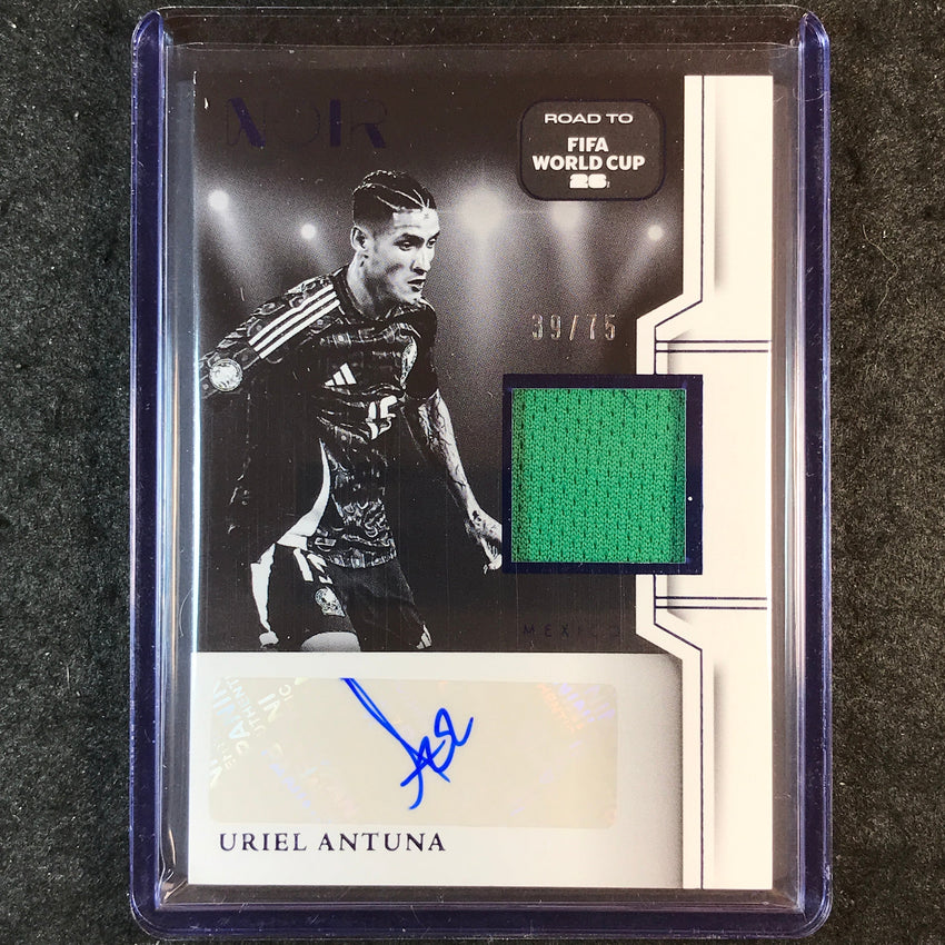 2025-26 Noir Road to World Cup URIEL ANTUNA Black & White Auto Memorabilia 39/75