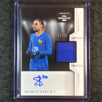 2025-26 Noir Road to World Cup BRADLEY BARCOLA Color Auto Memorabilia Blue 13/25