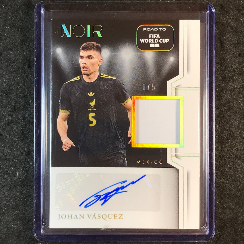 2025-26 Noir Road to World Cup JOHAN VASQUEZ Color Auto Memorabilia Gold 1/5