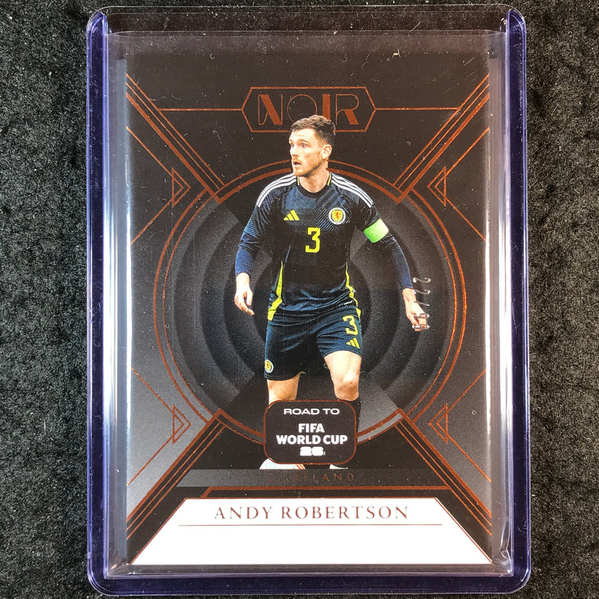 2025-26 Noir Road to FIFA World Cup ANDY ROBERTSON Base Bronze 22/99 #9