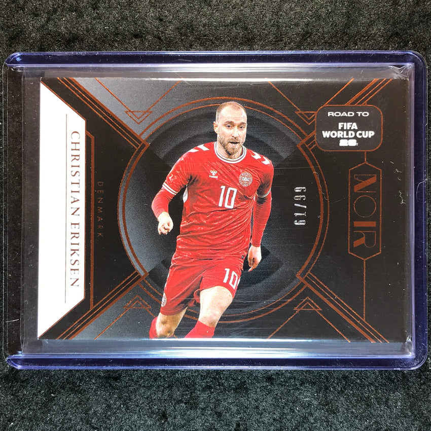 2025-26 Noir Road to FIFA World Cup CHRISTIAN ERIKSEN Base Bronze 61/99 #175