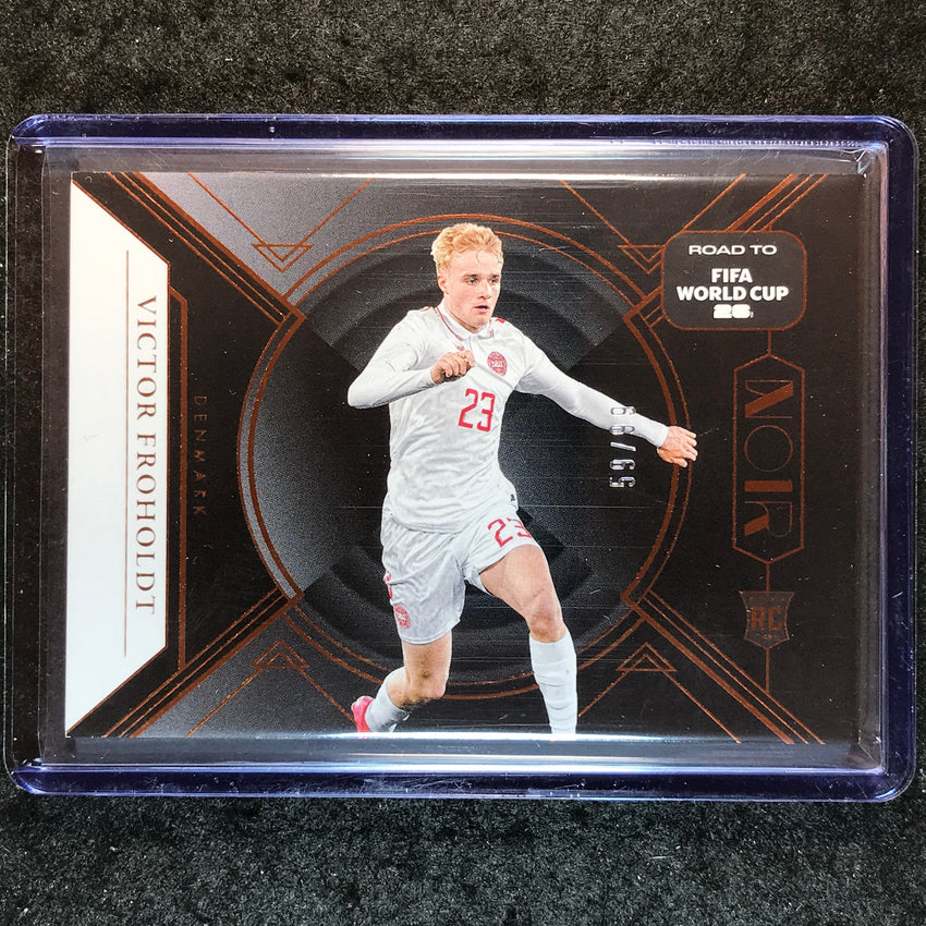 2025-26 Noir Road to World Cup VICTOR FROHOLDT Rookie Base Bronze 59/99 #176