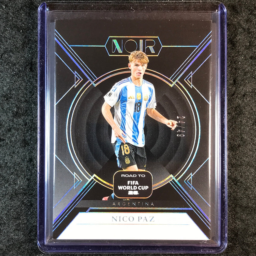 2025-26 Noir Road to FIFA World Cup NICO PAZ Base Silver 24/49 #6