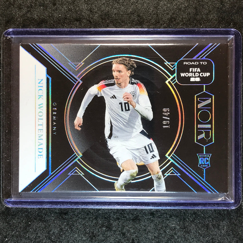2025-26 Noir Road to FIFA World Cup NICK WOLTEMADE Rookie Base Silver 19/49 #181