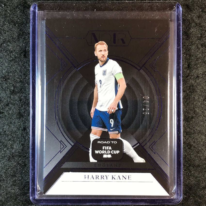 2025-26 Noir Road to FIFA World Cup HARRY KANE Base Sapphire 4/25 #45