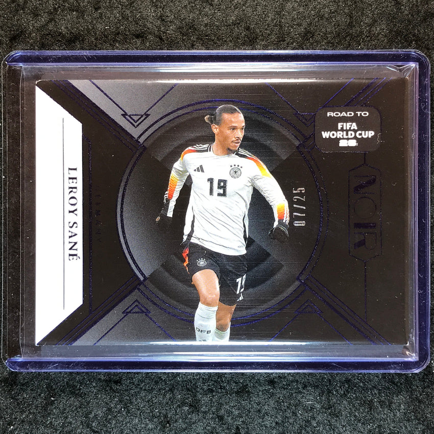 2025-26 Noir Road to FIFA World Cup LEROY SANE Base Sapphire 7/25 #177
