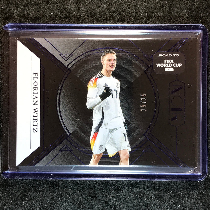 2025-26 Noir Road to FIFA World Cup FLORIAN WIRTZ Base Sapphire 25/25 #183