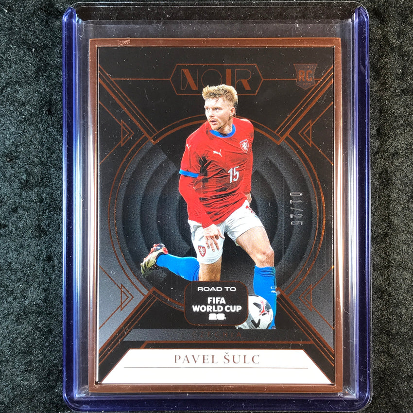 2025-26 Noir Road to FIFA World Cup PAVEL SULC Rookie Base Bronze Frame 1/25 #12