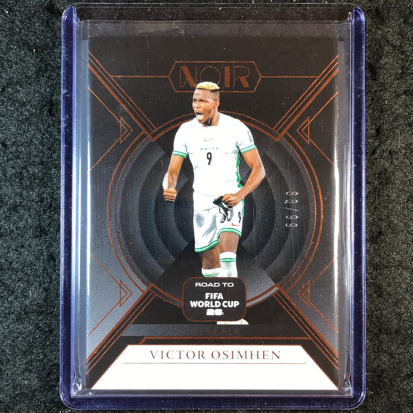 2025-26 Noir Road to FIFA World Cup VICTOR OSIMHEN Base Bronze 63/99 #35
