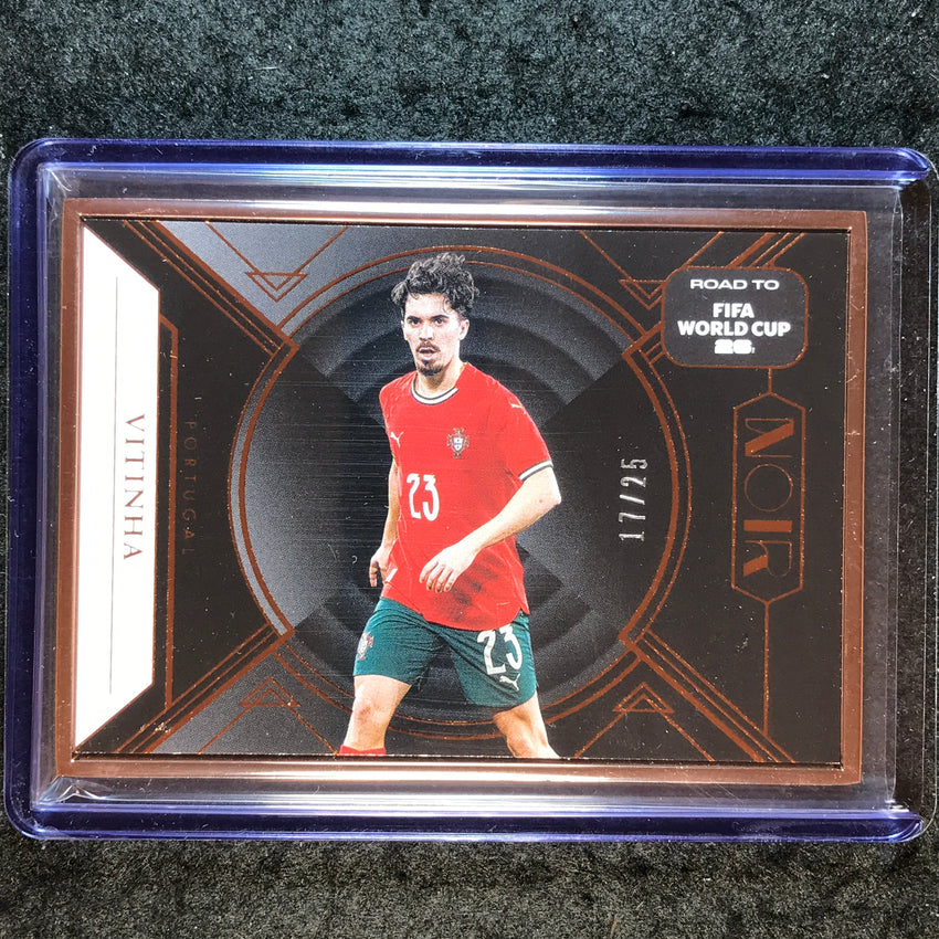 2025-26 Noir Road to FIFA World Cup VITINHA Base Bronze Frame 17/25 #196