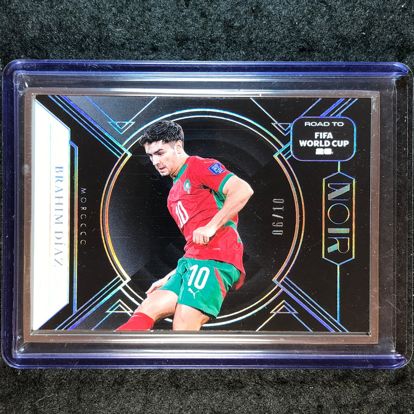 2025-26 Noir Road to FIFA World Cup BRAHIM DIAZ Base Silver Frame 6/10 #120