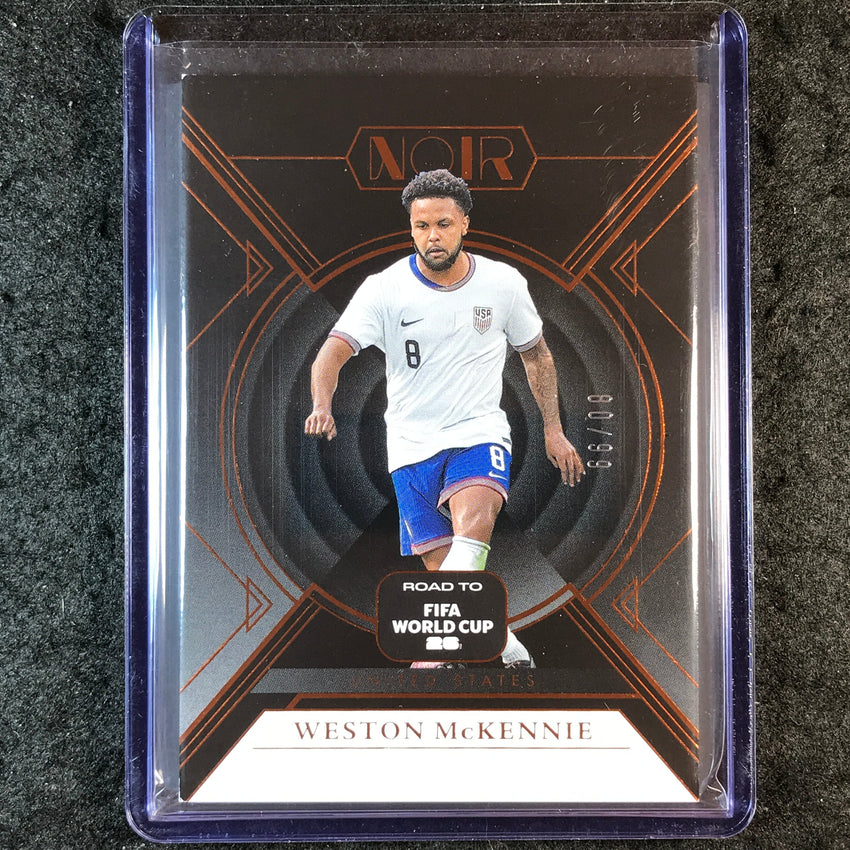 2025-26 Noir Road to FIFA World Cup WESTON MCKENNIE Base Bronze 80/99 #42