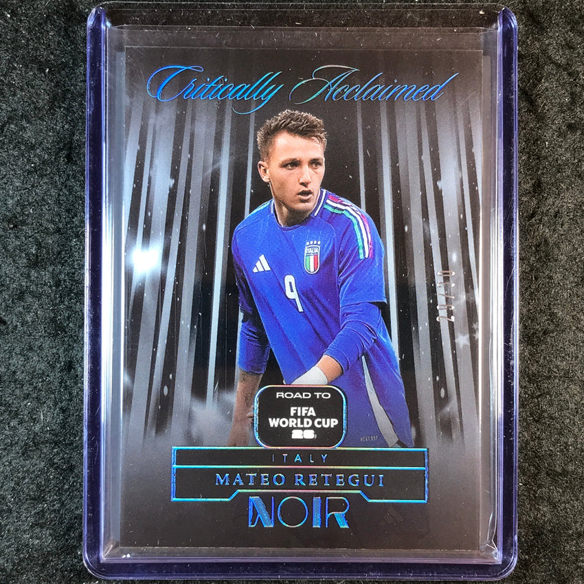 2025-26 Noir Road to FIFA World Cup MATEO RETEGUI Critically Acclaimed 29/30 #11