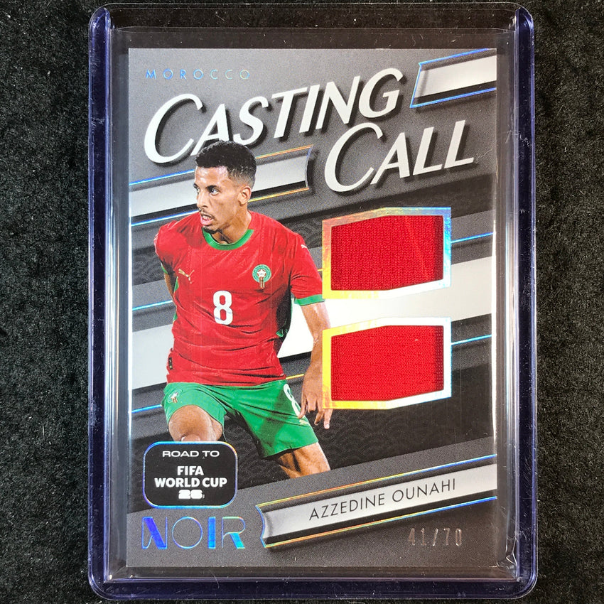 2025-26 Noir Road to World Cup AZZEDINE OUNAHI Casting Call Materials 41/70