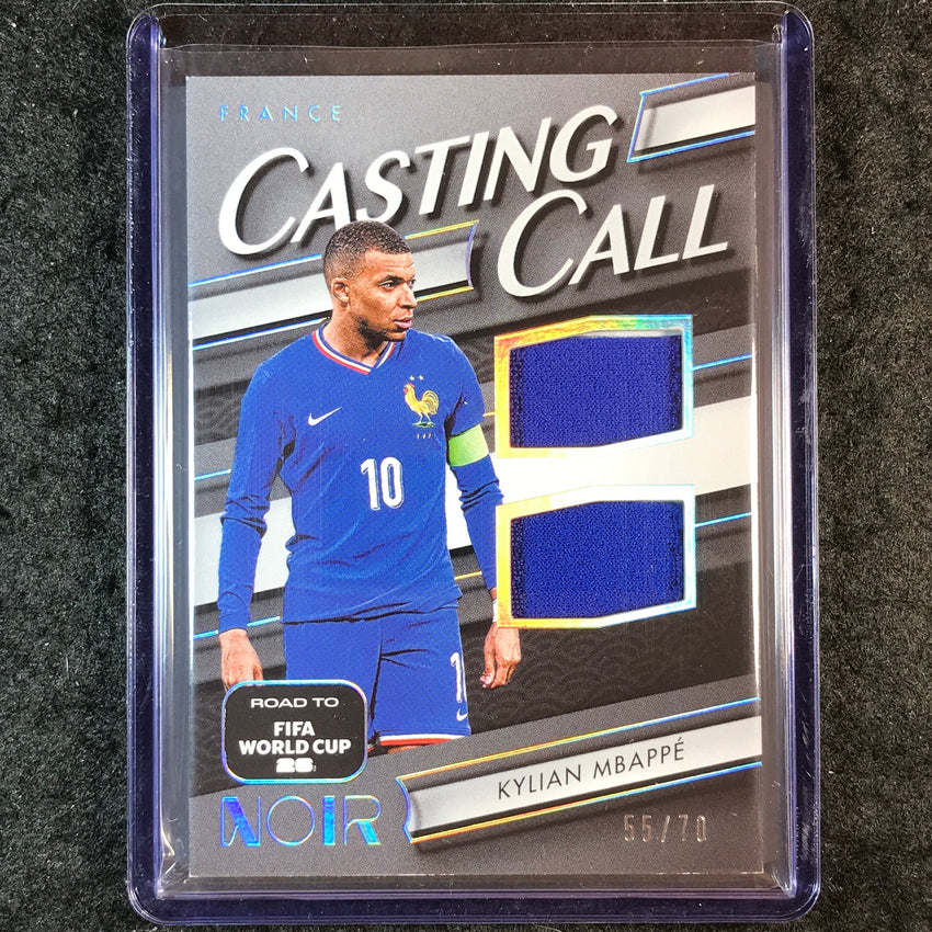 2025-26 Noir Road to World Cup KYLIAN MBAPPE Casting Call Materials Jersey 55/70
