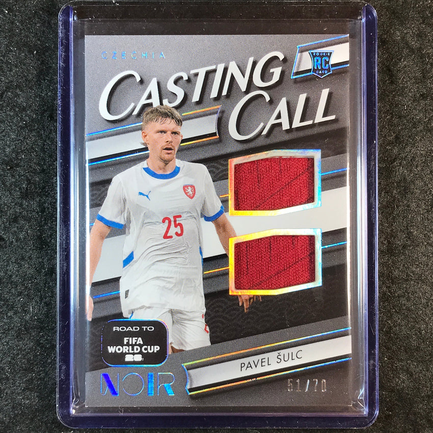 2025-26 Noir Road to World Cup PAVEL SULC Casting Call Materials Rookie 51/70