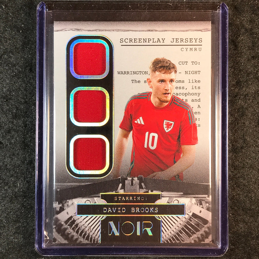 2025-26 Noir Road to FIFA World Cup DAVID BROOKS Screenplay Jerseys 33/70