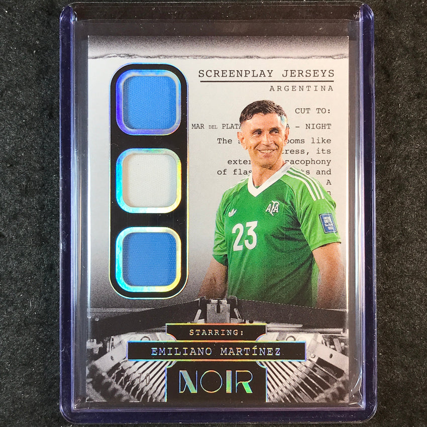 2025-26 Noir Road to FIFA World Cup EMILIANO MARTINEZ Screenplay Jerseys 27/70