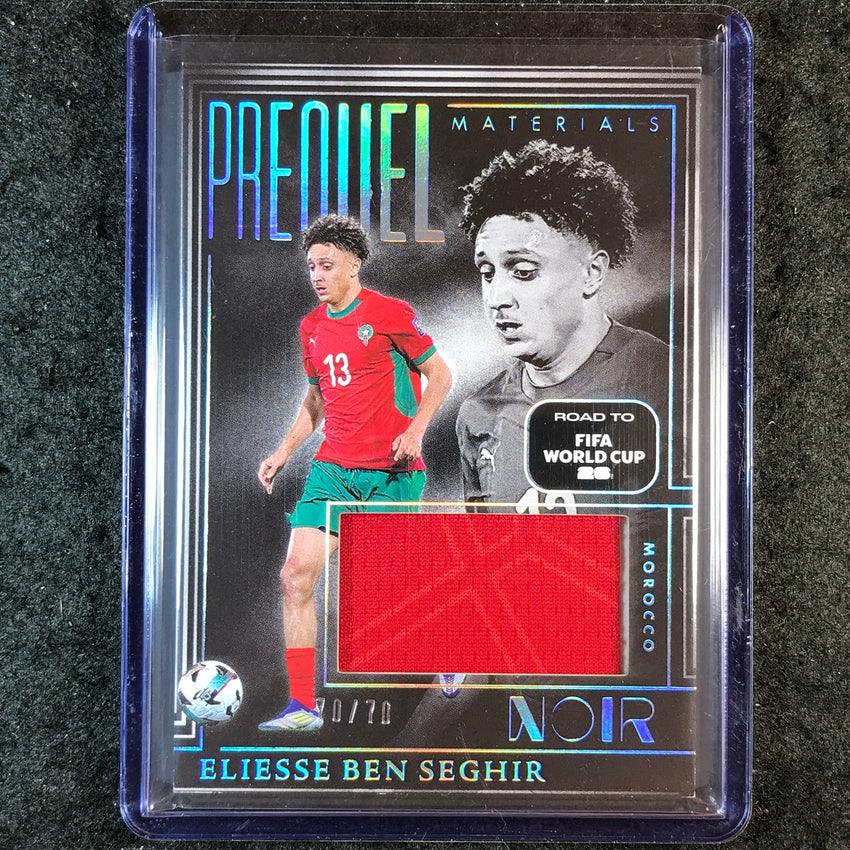 2025-26 Noir Road to World Cup ELIESSE BEN SEGHIR Prequel Materials Jersey 70/70