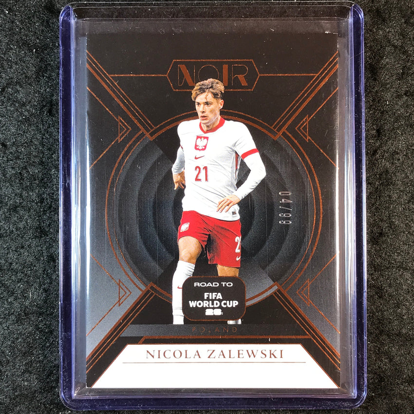 2025-26 Noir Road to FIFA World Cup NICOLA ZALEWSKI Base Bronze 4/99 #64