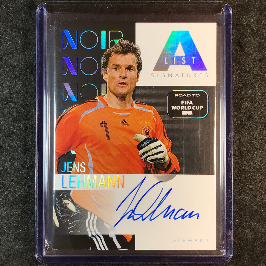 2025-26 Noir Road to FIFA World Cup JENS LEHMANN A-List Signature Auto 8/49