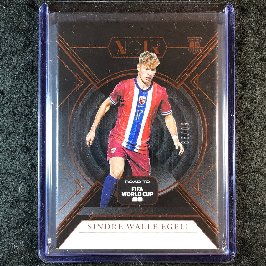 2025-26 Noir Road to World Cup SINDRE WALLE EGELI Rookie Base Bronze 30/99 #66