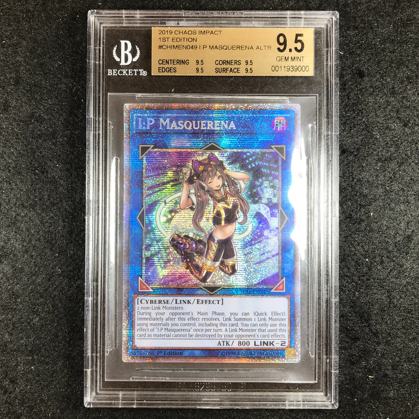 BGS 9.5 I:P Masquerena - CHIM-EN049 - Starlight Rare Chaos Impact 1st Edition 000
