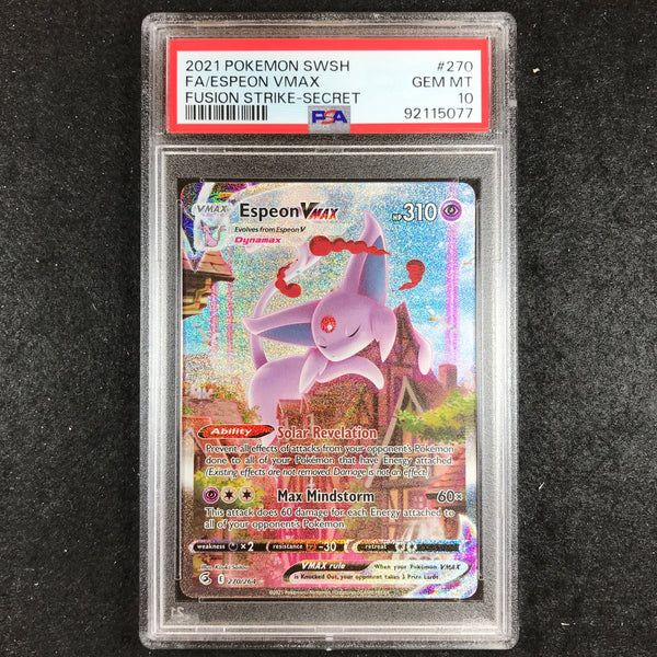 Espeon VMAX psa10