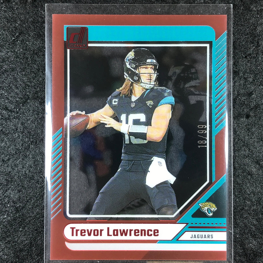 2024 Clearly Donruss Football TREVOR LAWRENCE Base Red 18/99 #26