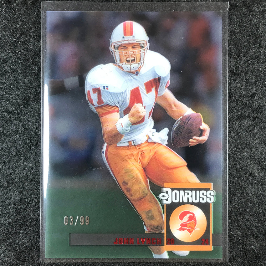 2024 Clearly Donruss Football JOHN LYNCH Retro 1994 Red 3/99 #6
