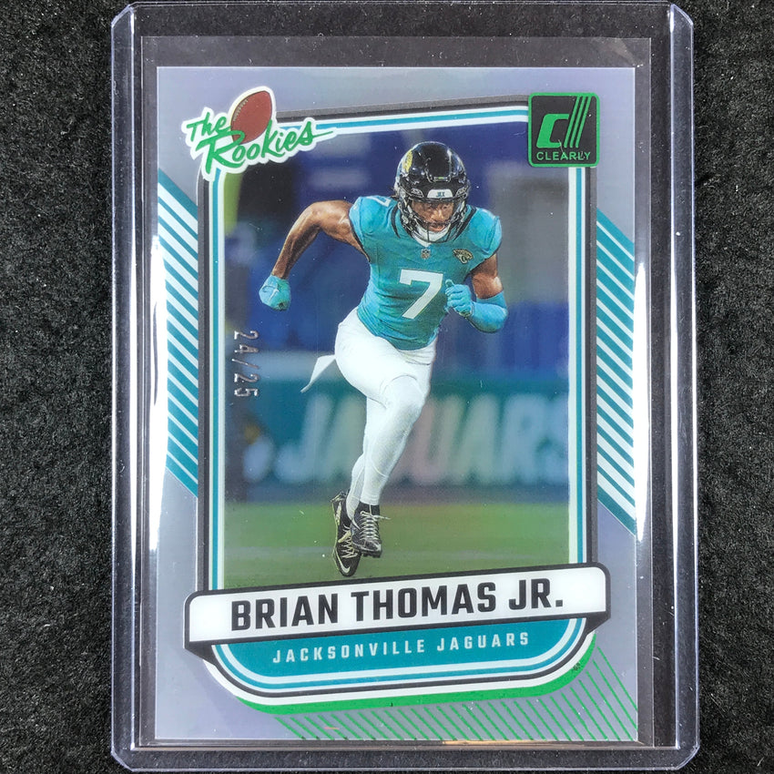 2024 Clearly Donruss Football BRIAN THOMAS JR. The Rookies Green 24/25 #12