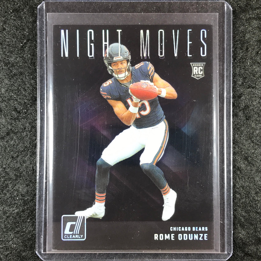 2024 Clearly Donruss Football ROME ODUNZE Night Moves Rookie SSP #2