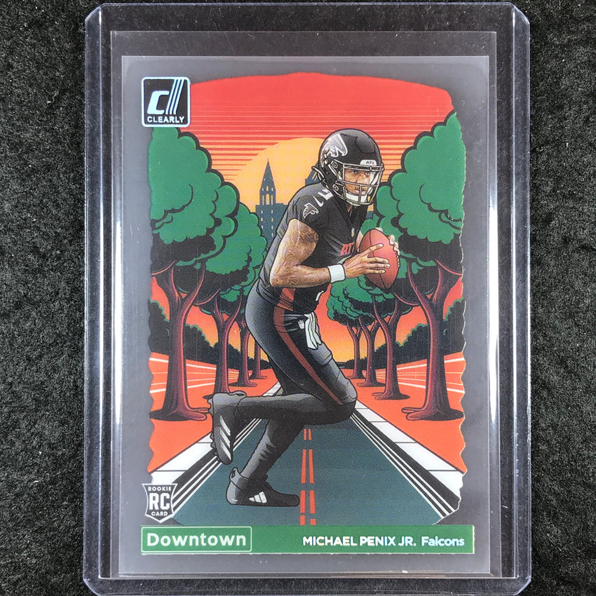 2024 Clearly Donruss Football MICHAEL PENIX JR. Downtown Rookie SSP #14