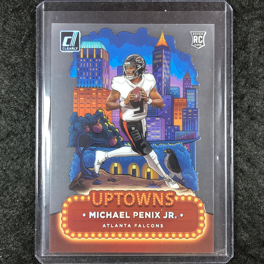 2024 Clearly Donruss Football MICHAEL PENIX JR. Uptowns Rookie SSP #8
