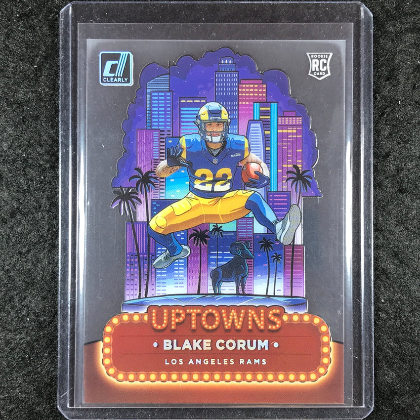 2024 Clearly Donruss Football BLAKE CORUM Uptowns Rookie SSP #13
