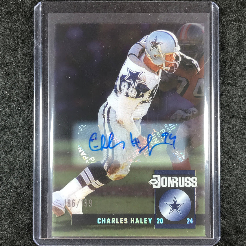 2024 Clearly Donruss Football CHARLES HAYLEY Retro 1994 Autograph 186/199 #2