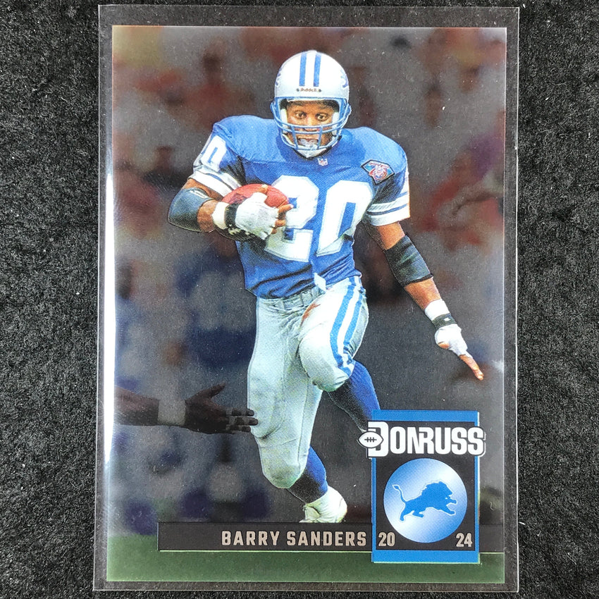 2024 Clearly Donruss Football BARRY SANDERS Retro 2004 Base #3