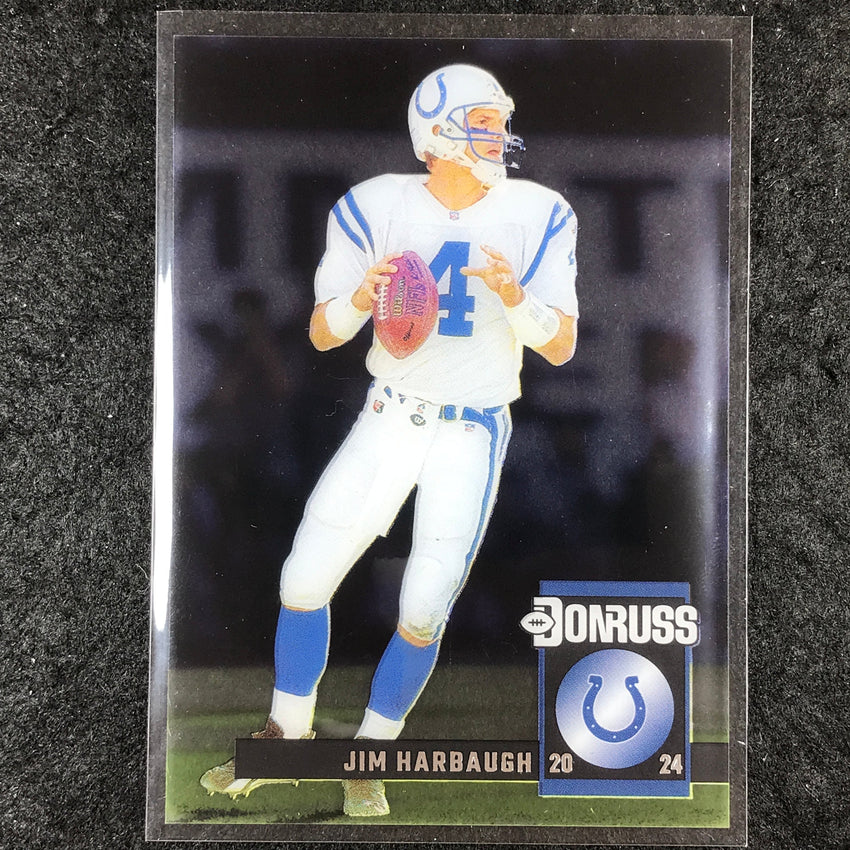 2024 Clearly Donruss Football JIM HARBAUGH Retro 2004 Base #13