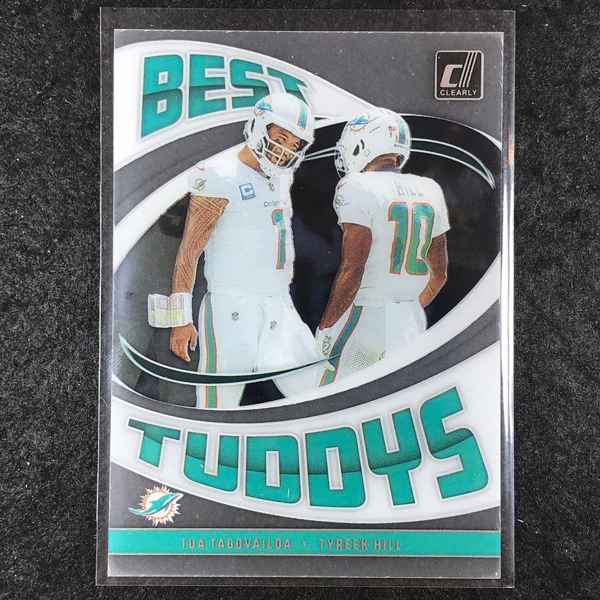2024 Clearly Donruss Football TUA TAGOVAILOA TYREEK HILL Best Tuddys #7