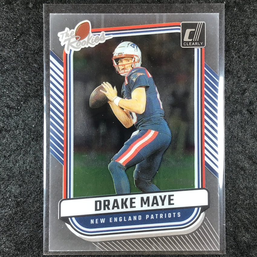2024 Clearly Donruss Football DRAKE MAYE The Rookies Base #3