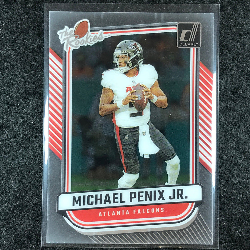 2024 Clearly Donruss Football MICHAEL PENIX JR. The Rookies Base #9