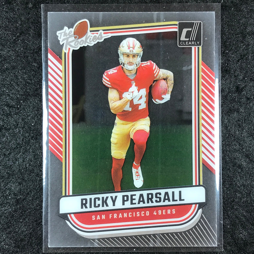 2024 Clearly Donruss Football RICKY PEARSALL The Rookies Base #15