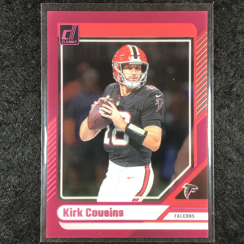 2024 Clearly Donruss Football KIRK COUSINS Base Pink #3