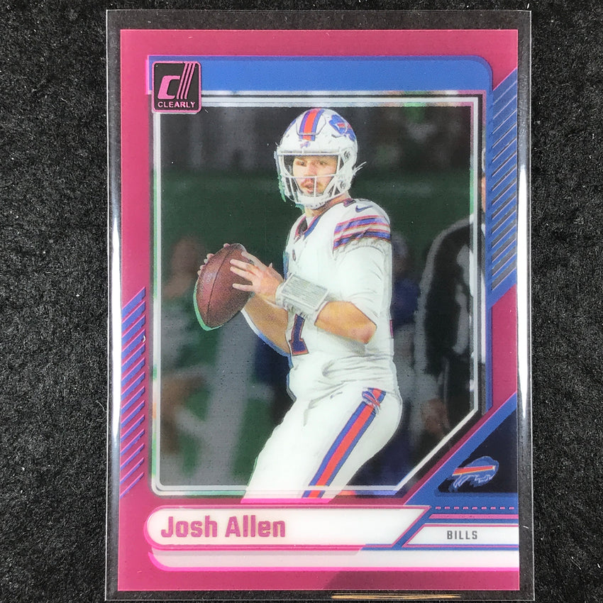 2024 Clearly Donruss Football JOSH ALLEN Base Pink #7