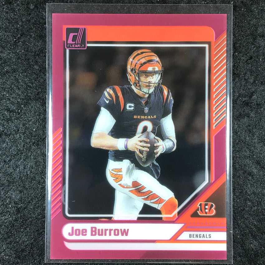 2024 Clearly Donruss Football JOE BURROW Base Pink #12