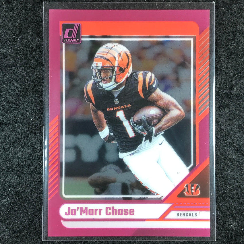 2024 Clearly Donruss Football JA'MARR CHASE Base Pink #13