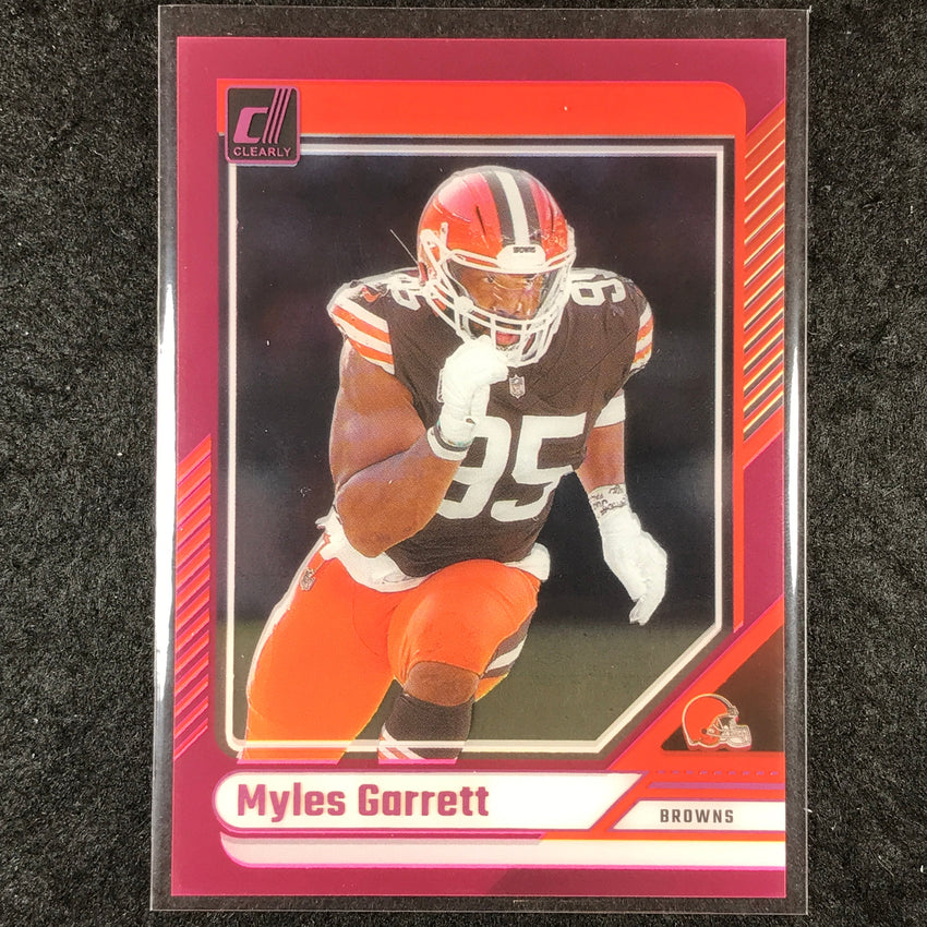 2024 Clearly Donruss Football MYLES GARRETT Base Pink #14