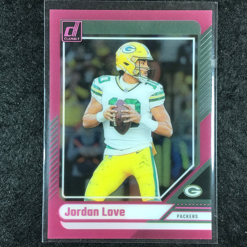 2024 Clearly Donruss Football JORDAN LOVE Base Pink #21